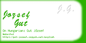 jozsef gut business card